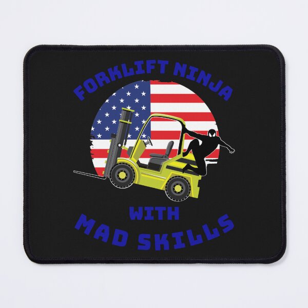 Item preview, Forklift Ninja With Mad Skills YB designed and sold by TeamsterLife.