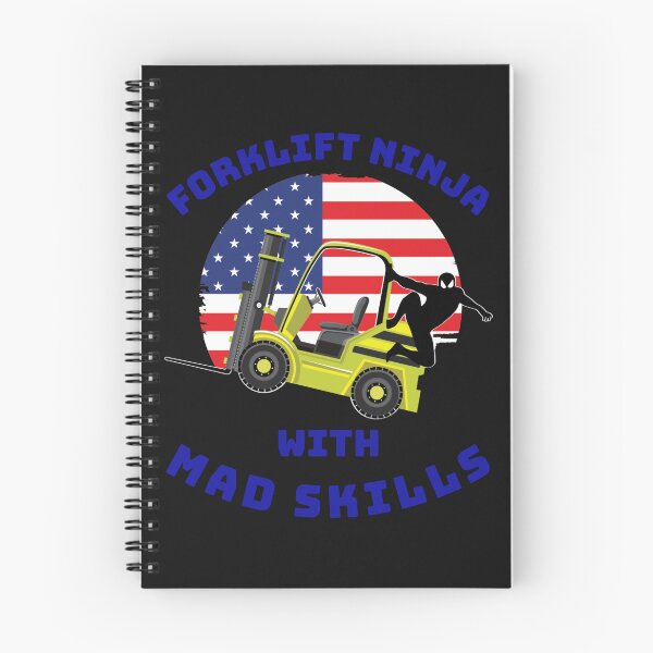 Item preview, Forklift Ninja With Mad Skills YB designed and sold by TeamsterLife.