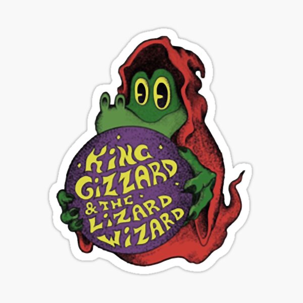 Item preview, King Gizzard und der Echsenzauberer designed and sold by roomofirishop.