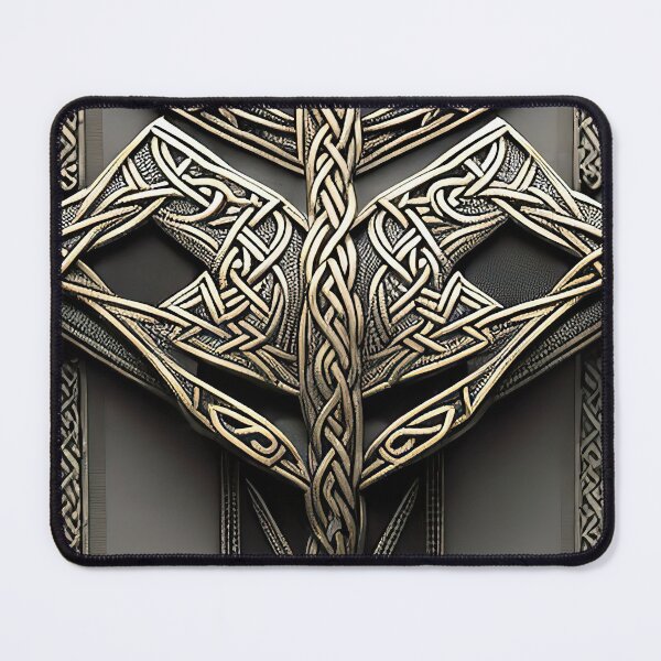 Item preview, Old Carved Metal Viking Design designed and sold by Miniverse  Acrylics.