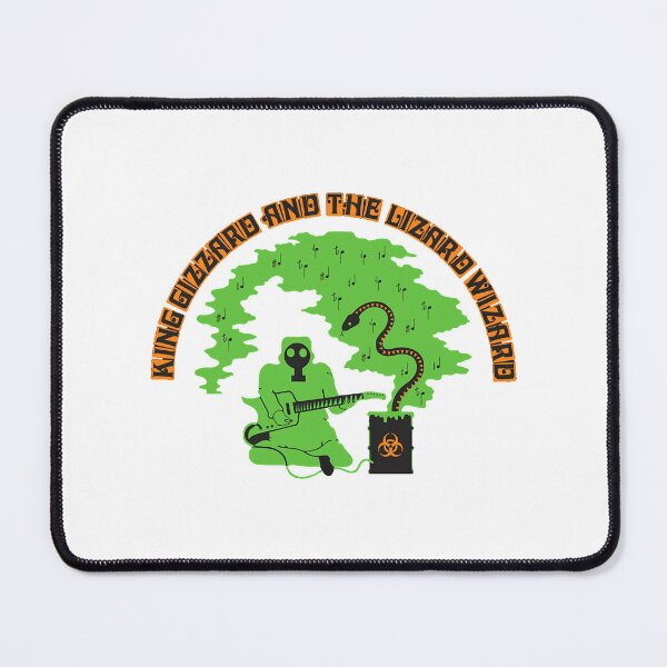 Item preview, King Gizzard Flying Microtonal Banana - Green and Orange designed and sold by roomofirishop.