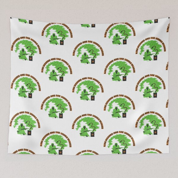 Item preview, King Gizzard Flying Microtonal Banana - Green and Orange designed and sold by roomofirishop.