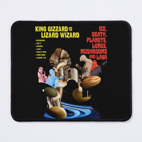 Item preview, King Gizzard Ice Death Planets Lungs Mushrooms and Lava designed and sold by roomofirishop.