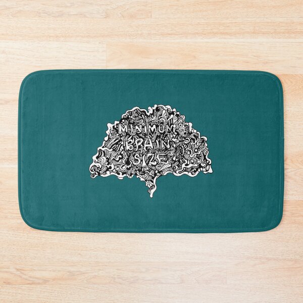 Item preview, Minimum Brain Size Doodle designed and sold by roomofirishop.