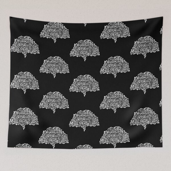 Item preview, Minimum Brain Size Doodle designed and sold by roomofirishop.
