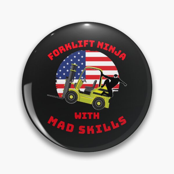 Item preview, Forklift Ninja With Mad Skills YR designed and sold by TeamsterLife.