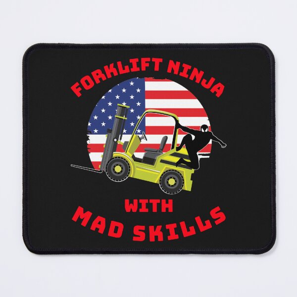 Item preview, Forklift Ninja With Mad Skills YR designed and sold by TeamsterLife.
