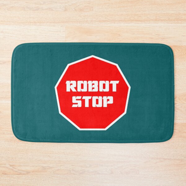 Item preview, Robot Stop Sign designed and sold by roomofirishop.