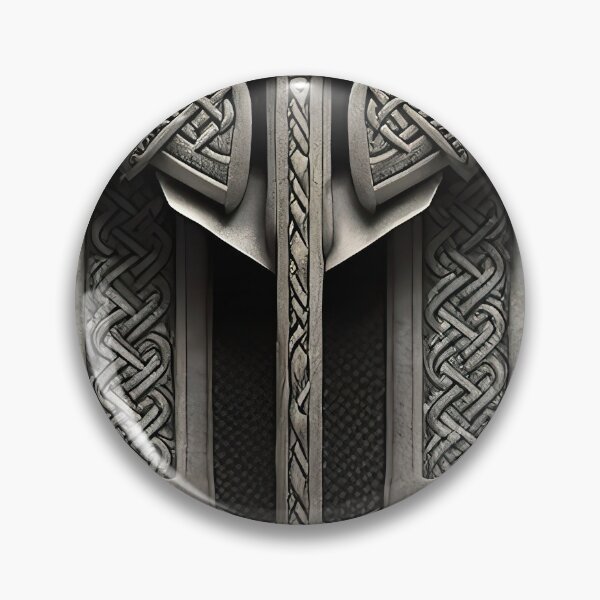 Item preview, Old Carved Metal Viking Design designed and sold by Miniverse  Acrylics.