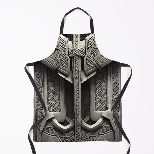 Item preview, Old Carved Metal Viking Design designed and sold by Miniverse  Acrylics.