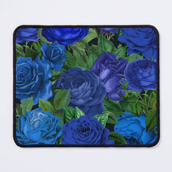 Item preview, Vintage Blue Roses Pattern designed and sold by Yourfavshop600.