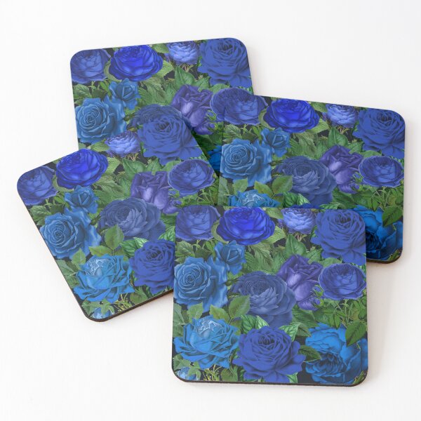 Item preview, Vintage Blue Roses Pattern designed and sold by Yourfavshop600.