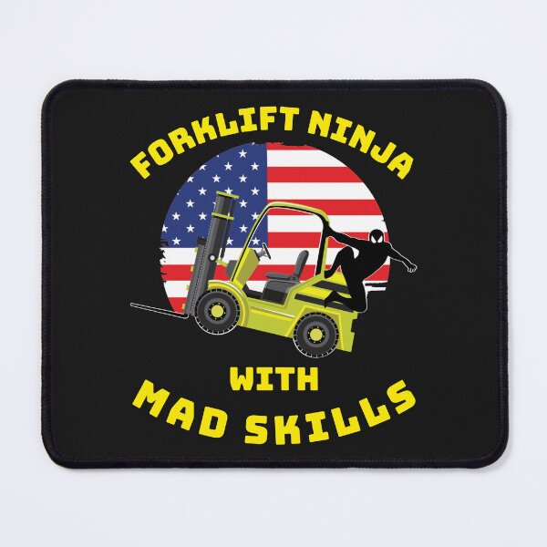 Item preview, Forklift Ninja With Mad Skills YY designed and sold by TeamsterLife.