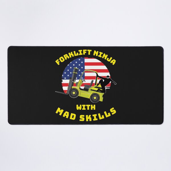 Item preview, Forklift Ninja With Mad Skills YY designed and sold by TeamsterLife.