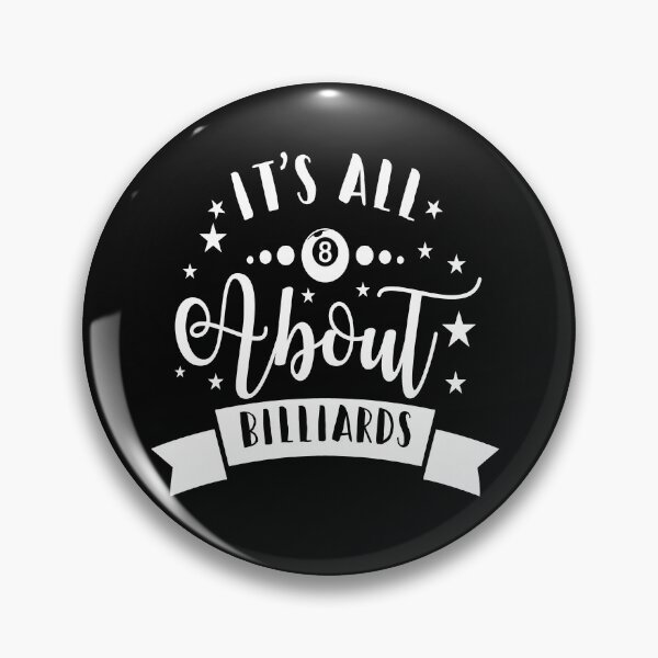 Item preview, Billiards gift / Its all about billiards 8 ball in black and white designed and sold by portrait4you.