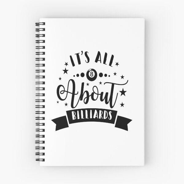 Item preview, Billiards gift / Its all about billiards 8 ball in black and white designed and sold by portrait4you.