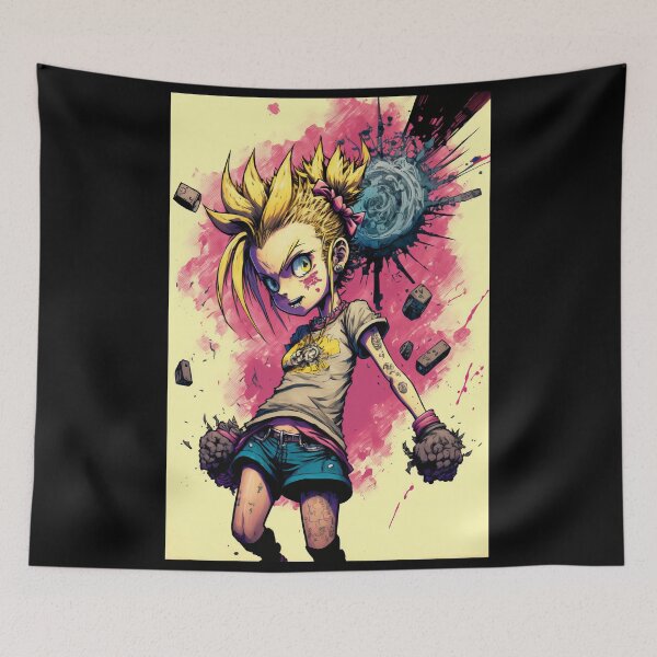 Item preview, Fighting Punk Rock Schoolgirl Comic Art #8 designed and sold by Unicorn Trainwreck.