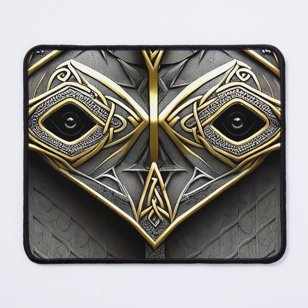 Item preview, Old Carved Metal Viking Design designed and sold by Miniverse  Acrylics.