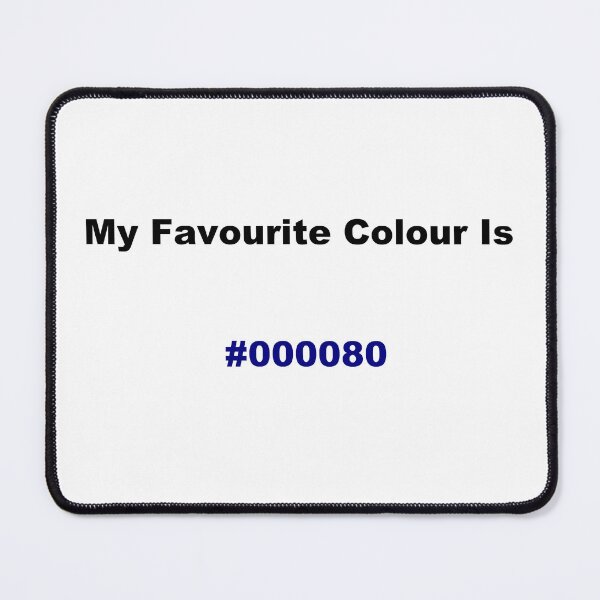 Item preview, My Favourite Colour Is #000080 designed and sold by kiippers.