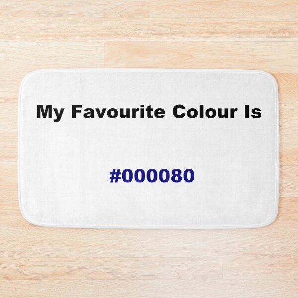 Item preview, My Favourite Colour Is #000080 designed and sold by kiippers.