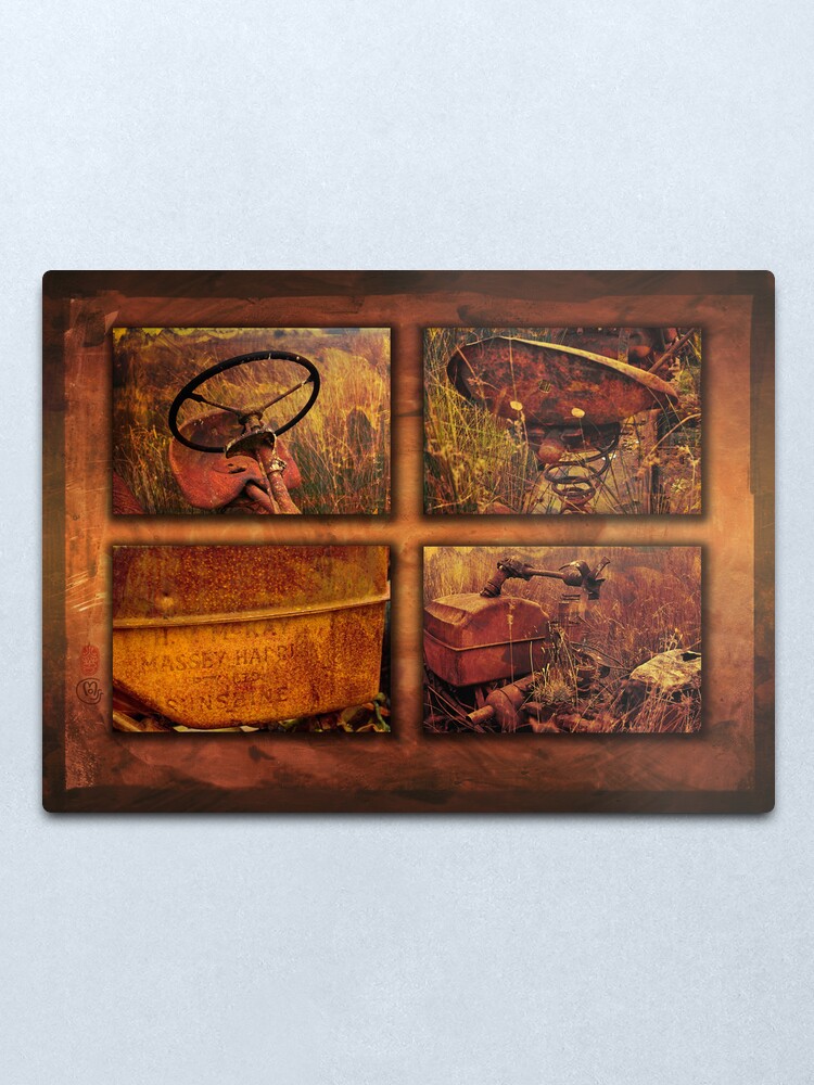 Alternate view of 4 rust version 2 Metal Print