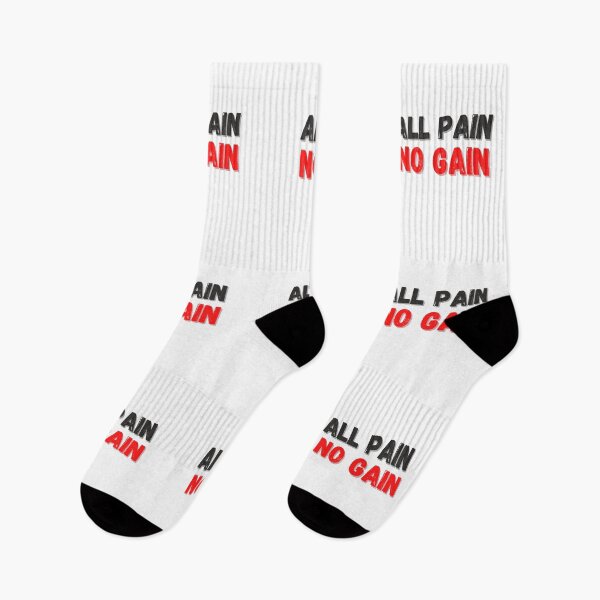 Item preview, All pain No Gain designed and sold by FunifyQuotes.