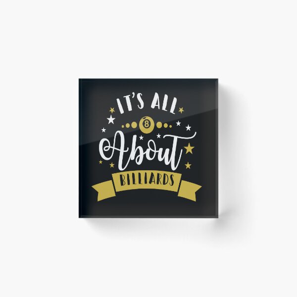 Item preview, Billiards gift / Its all about billiards 8 ball  designed and sold by portrait4you.