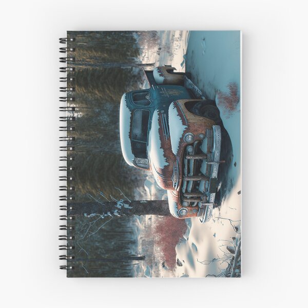 Item preview, Winter Pickup Truck #12, a perfect gift for all American Hot Rod fans designed and sold by RodZnRoll.