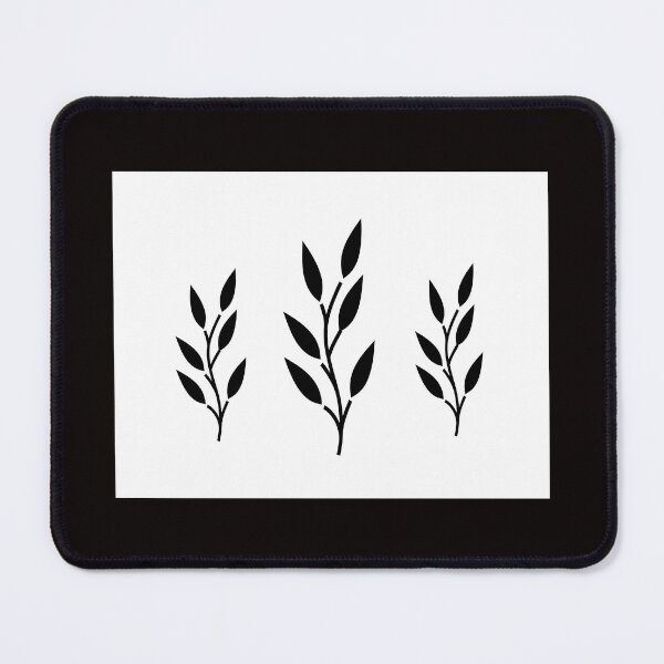 Item preview, Silhouette of Black Sprigs of Leaf designed and sold by Karen Thomson.