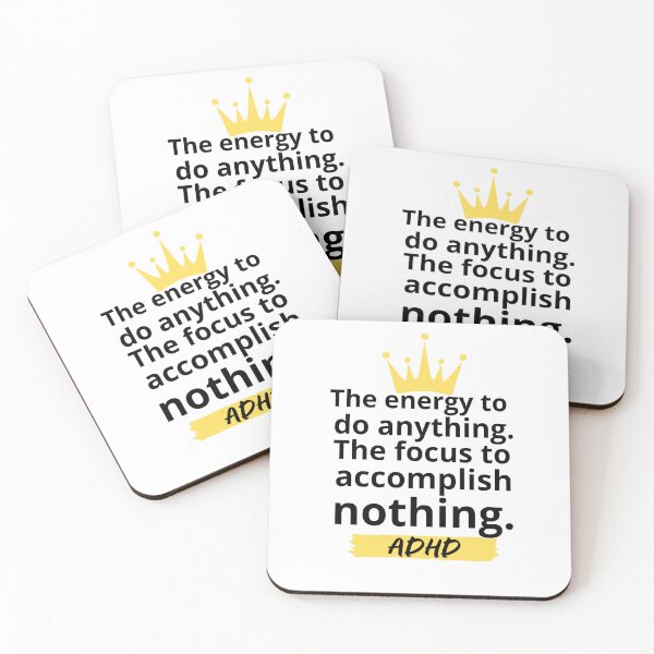 Item preview, ADHD Joke designed and sold by BuraxisQuotes.