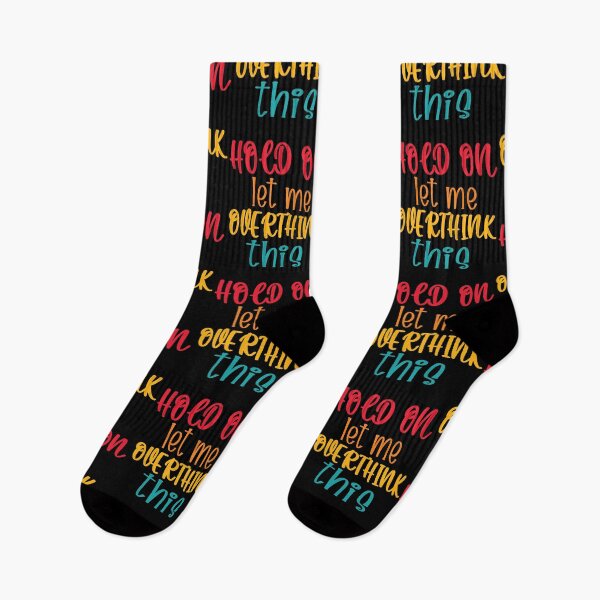 Item preview, Hold On Let Me Overthink This Introvert Funny Quote designed and sold by TravelScientist.