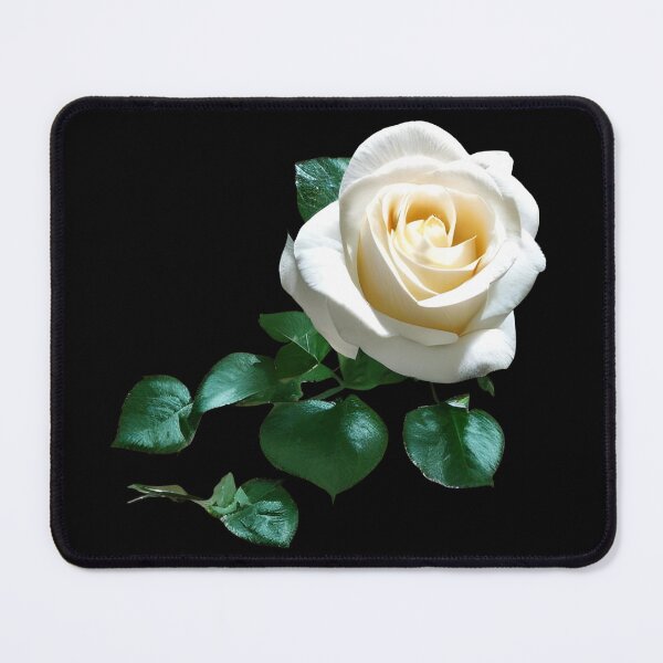 Item preview, Beautiful white rose flower artwork designed and sold by gramizzia.