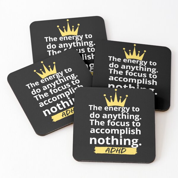 Item preview, ADHD Quote designed and sold by BuraxisQuotes.