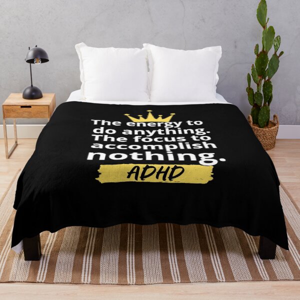 Item preview, ADHD Quote designed and sold by BuraxisQuotes.