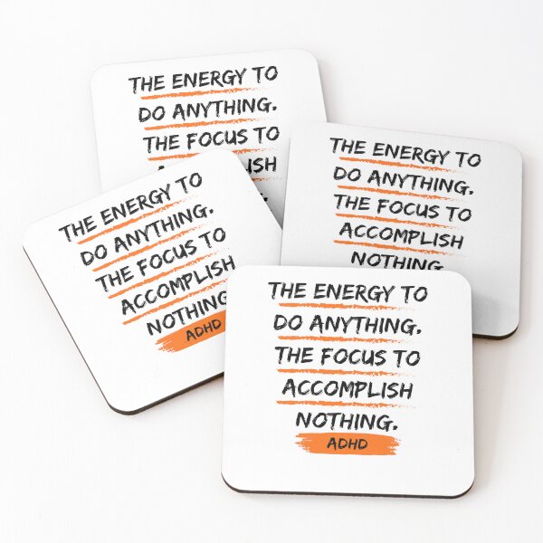 Item preview, ADHD Joke designed and sold by BuraxisQuotes.
