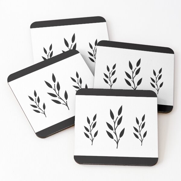Item preview, Silhouette of Black Sprigs of Leaf designed and sold by Karen Thomson.