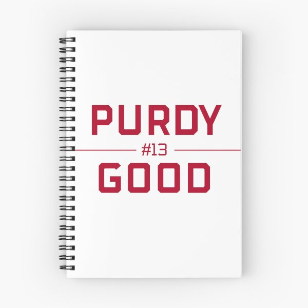Item preview, Purdy Good red block letters Brock Purdy starting quarterback designed and sold by Sports-Stickers.