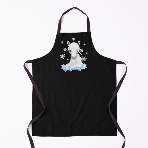 Item preview, Cute Horse in Snow Cloud with Snowflakes designed and sold by cuteunicornshop.