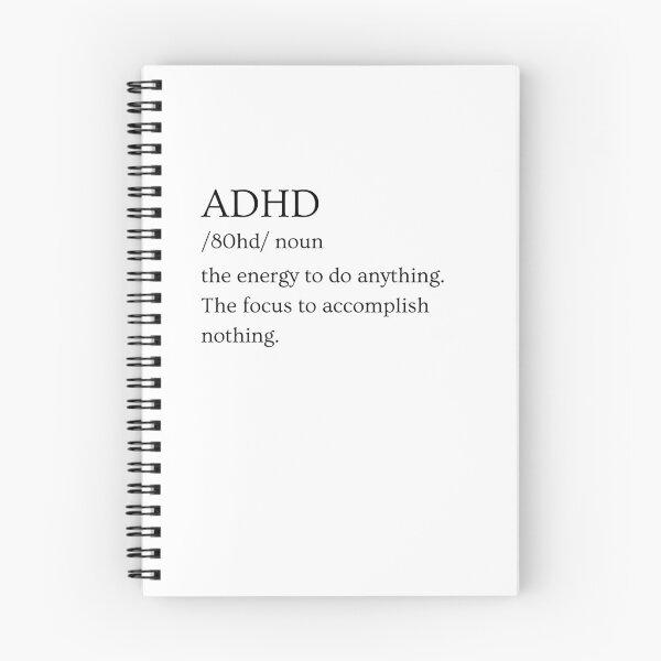 Item preview, ADHD Joke designed and sold by BuraxisQuotes.