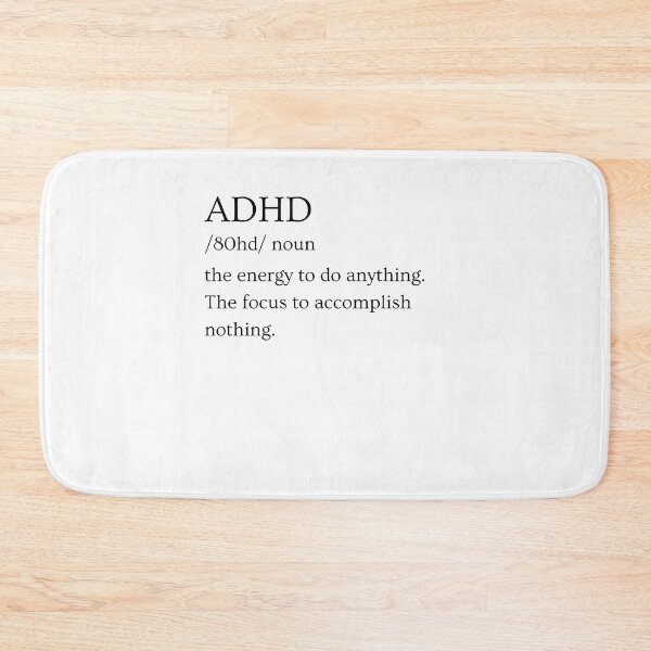 Item preview, ADHD Joke designed and sold by BuraxisQuotes.