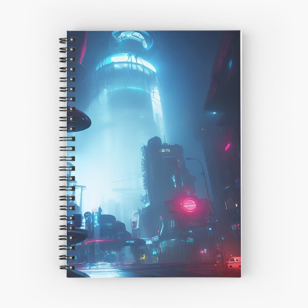 Item preview, Lost Future City At Night designed and sold by ArtificialCraft.