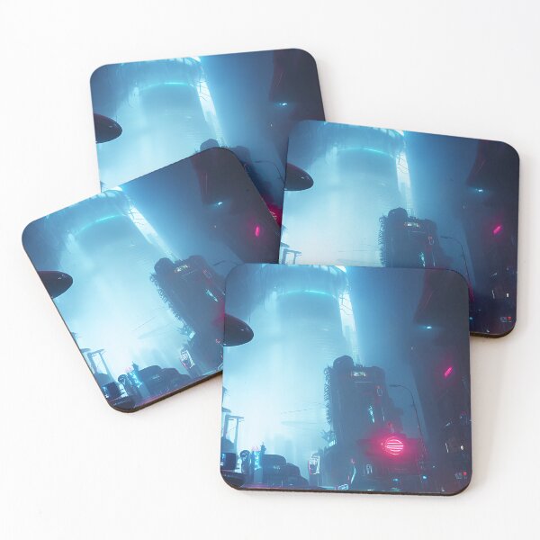 Item preview, Lost Future City At Night designed and sold by ArtificialCraft.