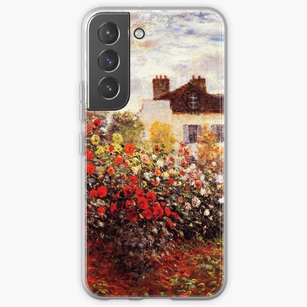 The Artist's Garden in Argenteuil - Claude Monet Samsung Galaxy Soft Case