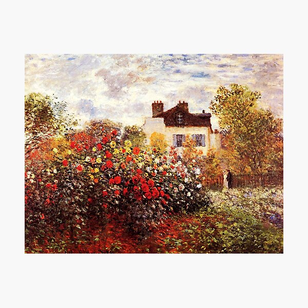 Item preview, The Artist's Garden in Argenteuil - Claude Monet designed and sold by NewNomads.