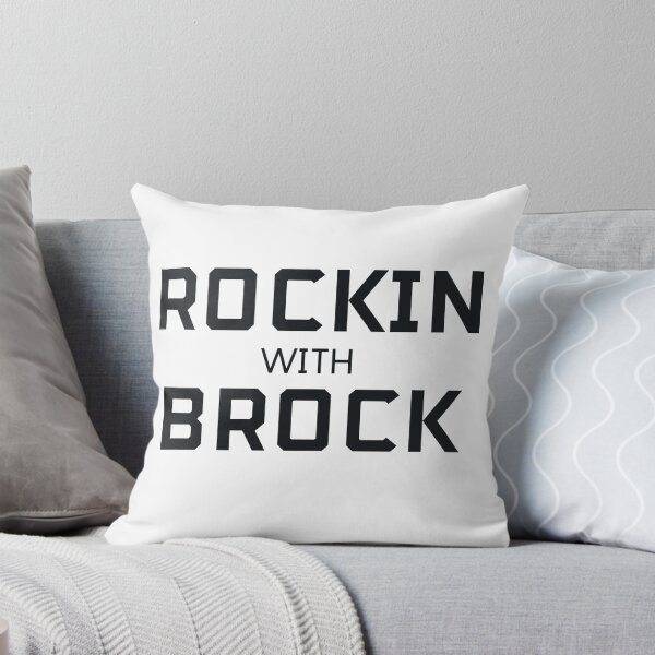 Item preview, ROCKIN WITH BROCK in black designed and sold by Sports-Stickers.