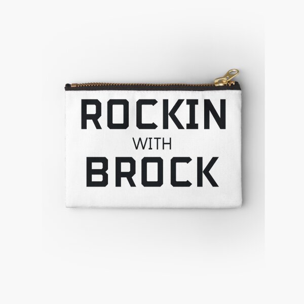 Item preview, ROCKIN WITH BROCK in black designed and sold by Sports-Stickers.