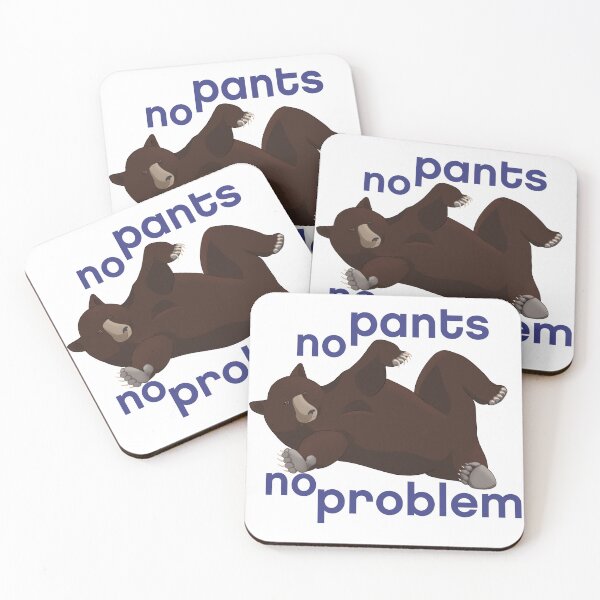Item preview, no pants, no problem designed and sold by saltwife.