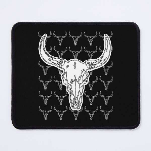 Item preview, Cow Skull Western Graphic Pattern designed and sold by artfulnotebook.