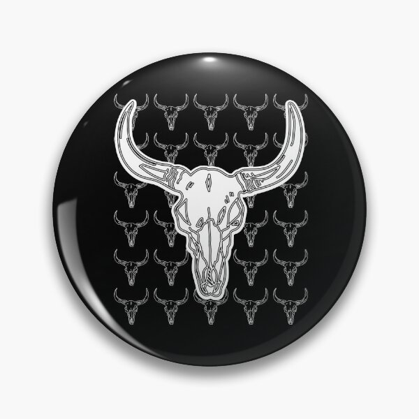 Item preview, Cow Skull Western Graphic Pattern designed and sold by artfulnotebook.