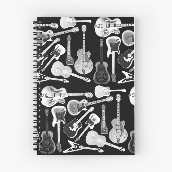 Item preview, Guitars, Guitars, Guitars! on black designed and sold by Jen K Wilson.